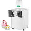 Commercial Snowflake Ice Machine - 385 lbs/24h Output, Stainless Steel Ice Shaver, Electric Snow Cone Maker with Liquid Cooling System, Touch Control Panel