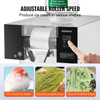 Commercial Snowflake Ice Machine – 385 lbs/24h Output, Stainless Steel Ice Shaver, Electric Snow Cone Maker with Liquid Cooling System, Touch Control Panel
