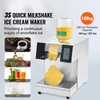 Commercial Snowflake Ice Machine - 397 lbs/24h Output, Stainless Steel Ice Shaver, Electric Snow Cone Maker with Liquid Cooling System, Touch Control Panel