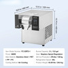 Commercial Snowflake Ice Machine - 276 lbs/24h Output, Stainless Steel Ice Shaver, Electric Snow Cone Maker with Air-Cooling System, Touch Control Panel