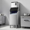 Commercial Ice Maker Machine – 800 lbs/24h Output with 300 lbs Storage Bin, Auto Self‑Cleaning, Touchscreen Control