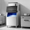 Commercial Ice Maker Machine - 1000 lbs/24h Output with 500 lbs Storage Bin, Auto Self-Cleaning, Touchscreen Control