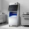 Commercial Ice Maker Machine - 450 lbs/24h Output with 250 lbs Storage Bin, Auto Self-Cleaning, Touchscreen Control