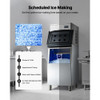 Commercial Ice Maker Machine – 450 lbs/24h Output with 250 lbs Storage Bin, Auto Self‑Cleaning, Touchscreen Control