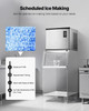 Commercial Ice Maker Machine – Head Only, 1000 lbs/24h Output, Self‑Cleaning, Adjustable Thickness, Scheduled Ice‑Making, Touchscreen Control