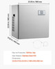 Commercial Ice Maker Machine - Head Only, 550 lbs/24h Output, Self-Cleaning, Adjustable Thickness, Scheduled Ice-Making, Touchscreen Control