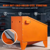 40 Gallon Portable Benchtop Sandblasting Cabinet, 40-120 PSI, Heavy-Duty Steel, Blasting Gun & 4 Ceramic Nozzles