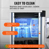 Commercial Ice Cream Machine, 12 L/H Yield, 1713W Single Flavor Countertop Hard Serve Maker, 4.5L Stainless Steel Cylinder, LED Panel with Auto Clean & Pre-Cooling