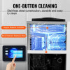 Commercial Ice Cream Machine, 10.6 Qt/H Yield, 1000W Single Flavor Countertop Soft Serve Maker, 4L Hopper, 1.6L Cylinder, Touch Screen with Auto Clean & Pre-Cooling