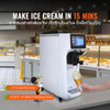 Commercial Ice Cream Machine, 10.6 Qt/H Yield, 1000W Single Flavor Countertop Soft Serve Maker, 4L Hopper, 1.6L Cylinder, Touch Screen with Auto Clean & Pre-Cooling