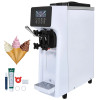 Commercial Ice Cream Machine, 10.6 Qt/H Yield, 1000W Single Flavor Countertop Soft Serve Maker, 4L Hopper, 1.6L Cylinder, LCD Panel with Auto Clean & Pre-CoolingCommercial Ice Cream Machine, 10.6 Qt/H Yield, 1000W Single Flavor Countertop Soft Serve Maker, 4L Hopper, 1.6L Cylinder, LCD Panel with Auto Clean & Pre-Cooling