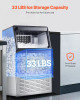 160 lbs/24H Commercial Ice Maker, 33 lbs Storage, 55 Cubes per Cycle, LED Display & Auto Self-Cleaning