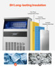 265 lbs/24H Commercial Ice Maker, 66 lbs Storage, 108 Cubes per Cycle, LED Display & Auto Self-Cleaning