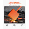 Shingle Shovel 2 Pack, D-Grip Handle Roof Ripper, 45# Steel Serrated Blade, Lightweight 6.39 lbs, Orange