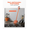Shingle Shovel 2 Pack, D-Grip Handle Roof Ripper, 45# Steel Serrated Blade, Lightweight 6.39 lbs, Orange