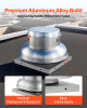 Roof Exhaust Fan, 21" Base, 220W Motor, Adjustable 900/1500 CFM, Waterproof Aluminum Alloy Housing, Silver