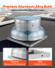 Roof Exhaust Fan, 24.8" Base, 300W Motor, Adjustable 1500/2600 CFM, Waterproof Aluminum Alloy Housing, Silver