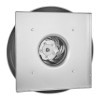 Roof Exhaust Fan, 24.8" Base, 480W Motor, Adjustable 4000/5000 CFM, Waterproof Aluminum Alloy Housing, Silver