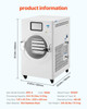 Vacuum Freeze Dryer Machine, 8.8–13.2 lbs/Batch, 4‑Layer Trays, Touch Screen Control, White