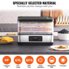 Food Dehydrator Machine, 5-Tray, 300W, Digital Timer & Temperature Control, ETL Listed