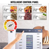 Food Dehydrator Machine, 10 Stainless Steel Trays, 1000W, Digital Timer & Temperature Control