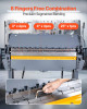Box and Pan Brake, 48-Inch, 12-Gauge Mild Steel Capacity, 8 Fingers, 0-135° Adjustable
