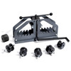 Tube Roller Bender, 1‑1/2" Manual Pipe & Flat Bar Bender, 6 Dies, 360° Adjustable