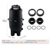Cartridge Pool Filter, 325 Sq.Ft Area, Leak-Proof Housing, Pressure Gauge & Relief Valve
