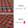 Climbing Cargo Net - Outdoor Playground Swing, Kids Ninja Obstacle Course Swingset Accessories, Heavy-Duty Hammock Net for Adults, Indoor/Outdoor Climbing Wall 3x6ft/0.9x1.8m