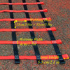 Red Polyester Climbing Cargo Net - 57 ft Heavy-Duty Playground & Ninja Obstacle Accessory