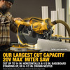 DEWALT 20V MAX XR 12 inch Double Bevel Sliding Miter Saw, Cordless, Tool Only (200-DCS785B)