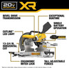 DEWALT 20V MAX XR 12 inch Double Bevel Sliding Miter Saw, Cordless, Tool Only (200-DCS785B)