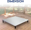 Deck Defender and Grass Guard Fire Pit Heat Shield-Steel 26"x26" Glass