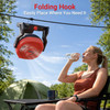 Battery Powered Fan Compatible with Milwaukee M18 18V Battery, 750 CFM Cordless Jobsite Fan with AC Adapter, Brushless Motor Portable Shop Fan for Camping, Garage, Workshop, Outdoor (Tool Only)