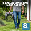 Cordless Electric Lawn Mower 16" Compatible with Makita 18V Battery, 2-in-1 Brushless Push Mower with 5-Position Height Adjustment, Lightweight for Small Yards (Tool Only)