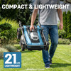 Cordless Electric Lawn Mower 16" Compatible with Makita 18V Battery, 2-in-1 Brushless Push Mower with 5-Position Height Adjustment, Lightweight for Small Yards (Tool Only)
