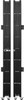 Double Folding Security Gate, 87" H x 150" W Folding Door Gate, Steel Accordion Security Gate, Flexible Expanding Security Gate, 360° Rolling Barricade Gate, Scissor Gate or Door with Keys