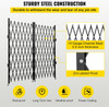 Double Folding Security Gate, 87" H x 150" W Folding Door Gate, Steel Accordion Security Gate, Flexible Expanding Security Gate, 360° Rolling Barricade Gate, Scissor Gate or Door with Keys