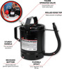 Performance Tool W54279 5-Quart Flex-Spout Measuring Dispenser Black