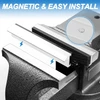3‑Pair 4" Magnetic Vise Jaw Pads – Aluminum Soft Jaws (6‑Piece Set)