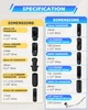 DAYUAN oxygen sensor sockets specification layout 6-point and 12-point