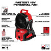 Milwaukee M18™ Brushless Fan w/ PACKOUT™ Compatibility 0818-20