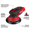 Milwaukee M12™ FUEL™ 6" Random Orbital Sander (3/32") 2584-20