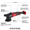 Milwaukee M18 FUEL™ 15mm Random Orbital Polisher Kit 2684-22HD