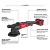 Milwaukee M18 FUEL™ 21mm Random Orbital Polisher Kit 2685-22HD