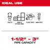 Milwaukee M18 FUEL™ High Speed Chain Snake for 1-1/2” – 4” Pipes 2819-22