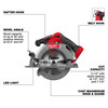 Milwaukee M18 FUEL™ 6-1/2" Circular Saw (Tool Only) 2833-20