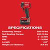 Milwaukee M18 FUEL™ 3/8 " Compact Impact Wrench w/ Friction Ring Kit 2854-22R