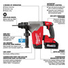 Milwaukee M18 FUEL™ 1-1/8" SDS Plus Rotary Hammer w/ ONE-KEY™ & HAMMERVAC™ Dedicated Dust Extractor Kit 2915-22DE