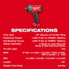 Milwaukee M18 FUEL™ 1/2" High Torque Impact Wrench with Friction Ring 2967-20